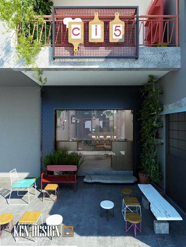 thiết kế quán cafe đẹp